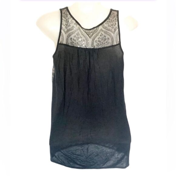 The Limited Black Sequin Sheer Damask Tank — Party / Night Out – XS - Picture 7 of 7